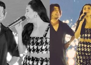 Tejasswi Prakash flaunts her singing skills with Sonu Nigam