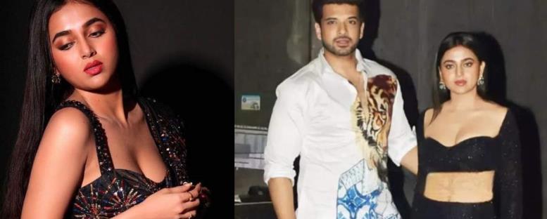 Tejasswi Prakash looks stunning in black saree; Karan Kundrra's comment on her post