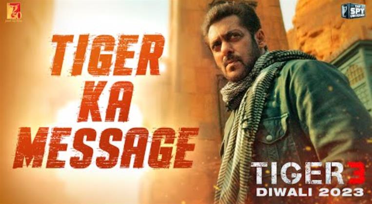 Tiger 3 : Salman Khan message in the prelude calls for vengeance, watch 