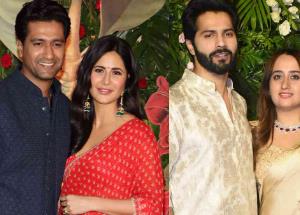 Vicky Kaushal, Katrina Kaif, Varun Dhawan and other celebs attend Ramesh Taurani's Diwali party