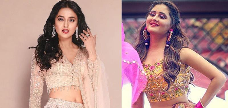 Diwali 2022: Tejasswi Prakash, Rashami Desai look gorgeous in lehenga outfits