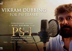 National Award Winner Vikram dubs for the magnum opus PS-1 teaser in all 5 languages