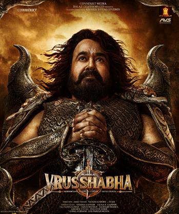 Vrusshabha: on Mohanlal’s birthday, makers reveal the first look of the magnum opus