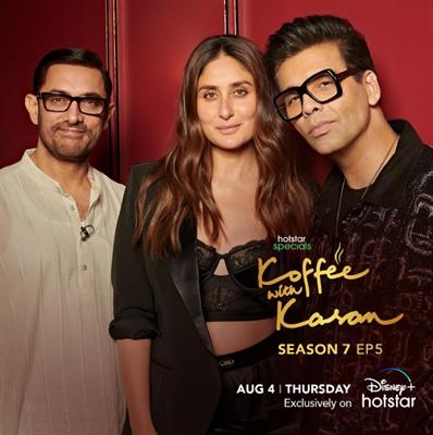 Aamir Khan and Kareena Kapoor Khan redefine candour in the upcoming episode of Hotstar Specials Koffee With Karan Season 7