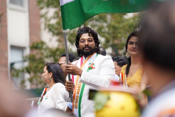A proud moment for India: Allu Arjun represents India as Grand Marshall in the annual Indian day parade in NEW YORK