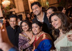 Inside candid pictures from star studded wedding reception of Richa Chadha and Ali Fazal, actor shares photos with Hrithik Roshan, Tabu