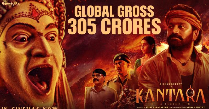 Hombale Films ‘Kantara' wins big at the global box office with a gross collection of 305 Cr. and counting more
