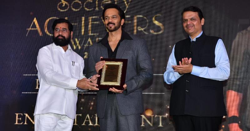 Director Rohit Shetty receives Pride of India Honour for his contribution towards Indian Entertainment