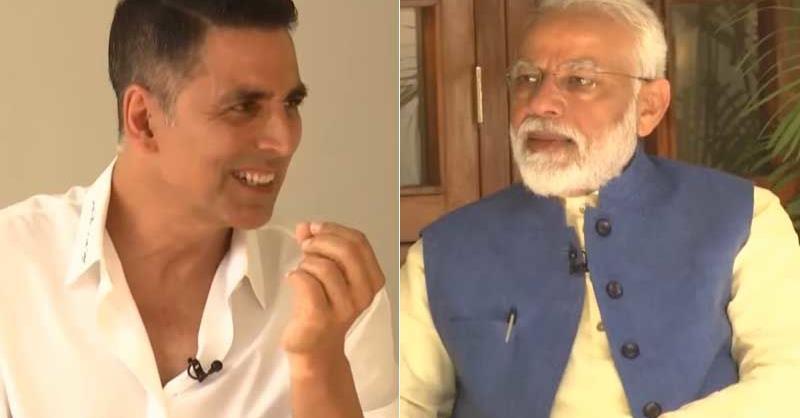 Why is Akshay Kumar thanking Shri Narendra Modi