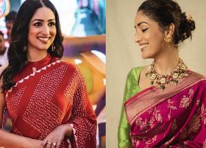 Happy Birthday: Yami Gautam flaunts her stylish saree looks