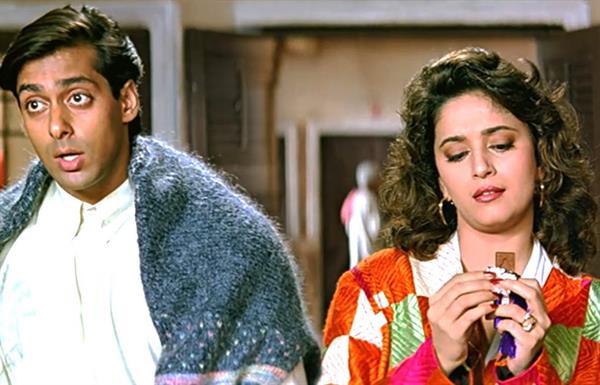 Salman Khan and Madhuri Dixit