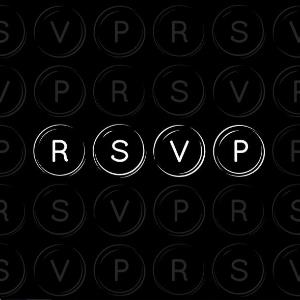 RSVP poster